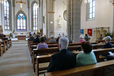 Fronleichnam in Zeiten der Corona-Pandemie (Foto: Karl-Franz Thiede)